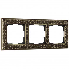 Рамка на 3 поста (бронза) W0031512 &mdash; Multielectrika