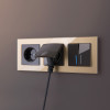 Рамка из стекла на 3 поста Favorit шампань W0031111 фото 4 &mdash; Multielectrika