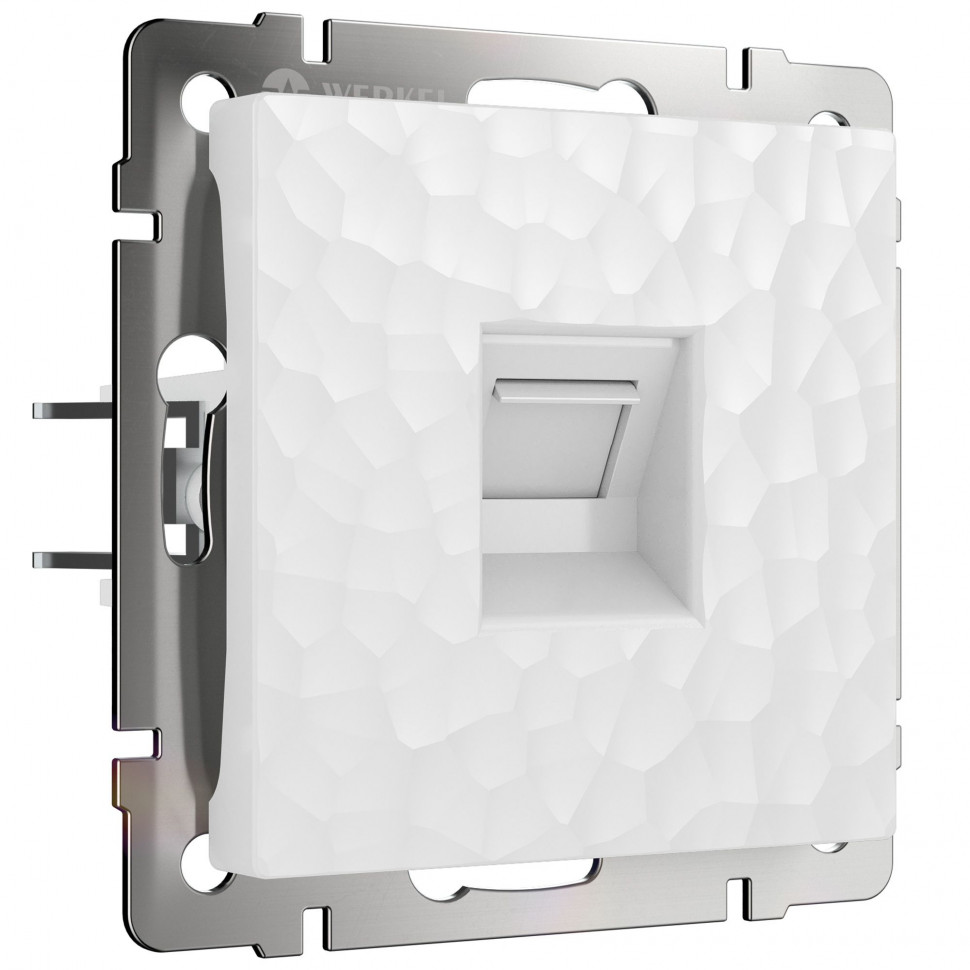 Розетка Ethernet RJ-45 (Hammer белый) W1281001 фото 1 &mdash; Multielectrika