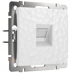 Розетка Ethernet RJ-45 (Hammer белый) W1281001 &mdash; Multielectrika