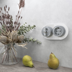 Рамка на 2 поста (Белый) WL21-frame-02 &mdash; Multielectrika