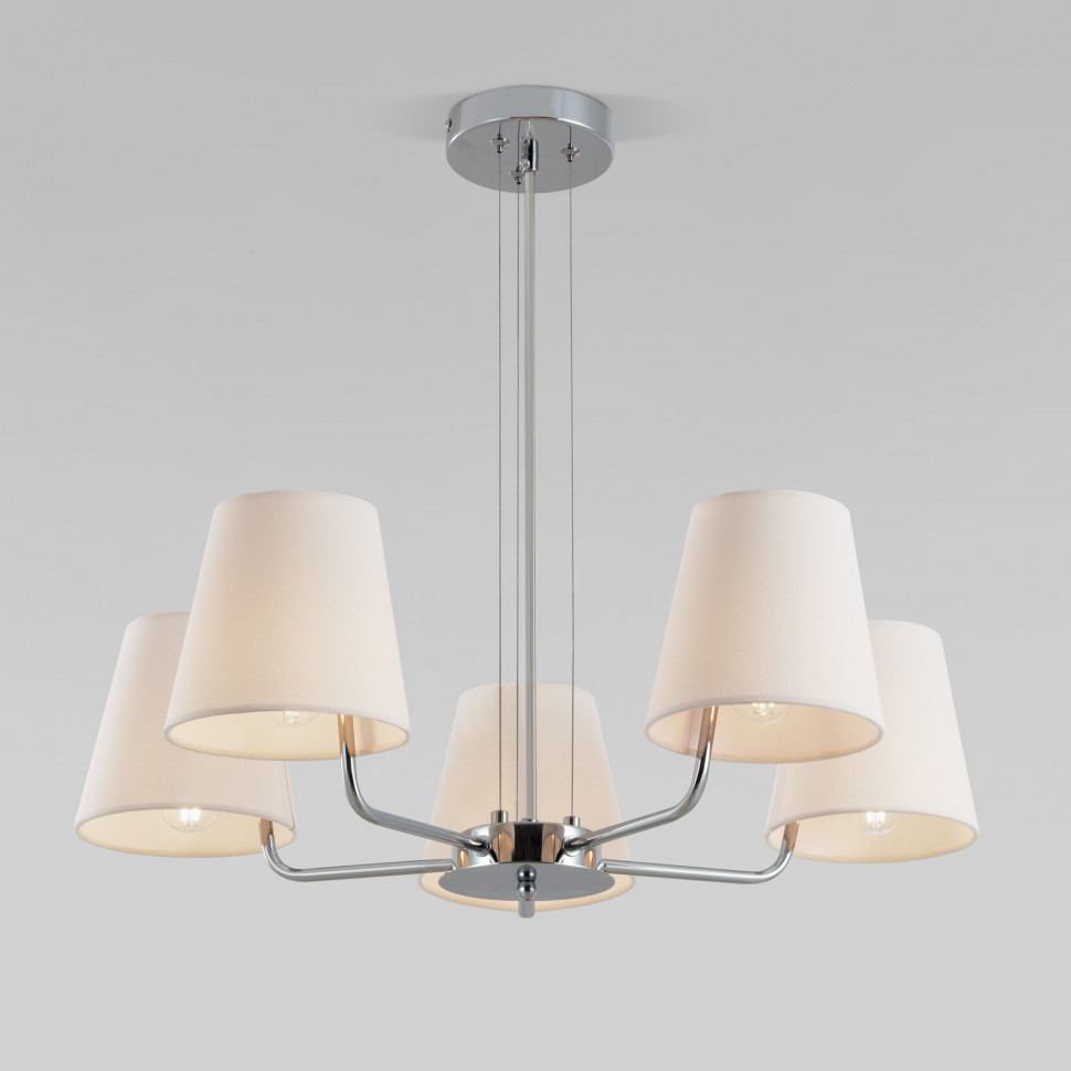 Подвесная люстра 60155/5 хром фото 1 &mdash; Multielectrika