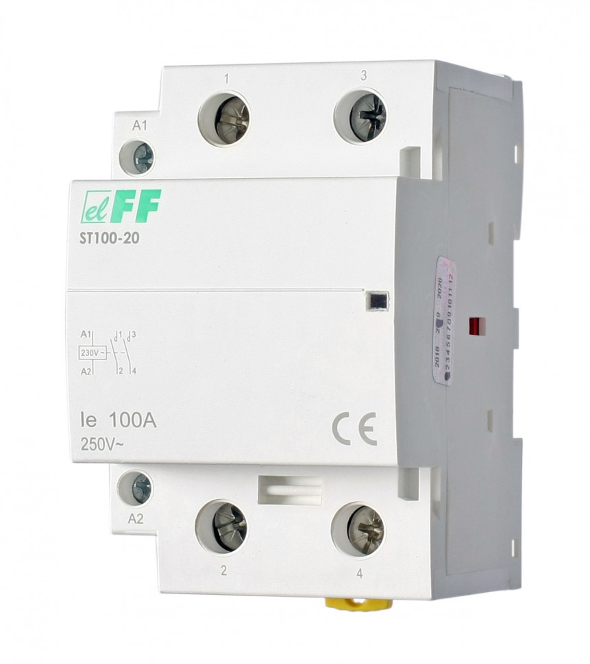 Контактор модульный (Ампер-100 / Волт-230 АС / Контакт-2NO) ST100-20 фото 1 — Multielectrika