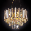 Подвесная люстра с хрусталём 328/6 золото фото 5 — Multielectrika