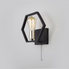 Настенный светильник в стиле лофт 70117/1 черный &mdash; Multielectrika