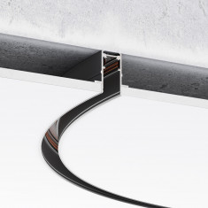 Slim Magnetic Встраиваемый радиусный шинопровод черный ⌀ 800мм 85158/00 85158/00 &mdash; Multielectrika
