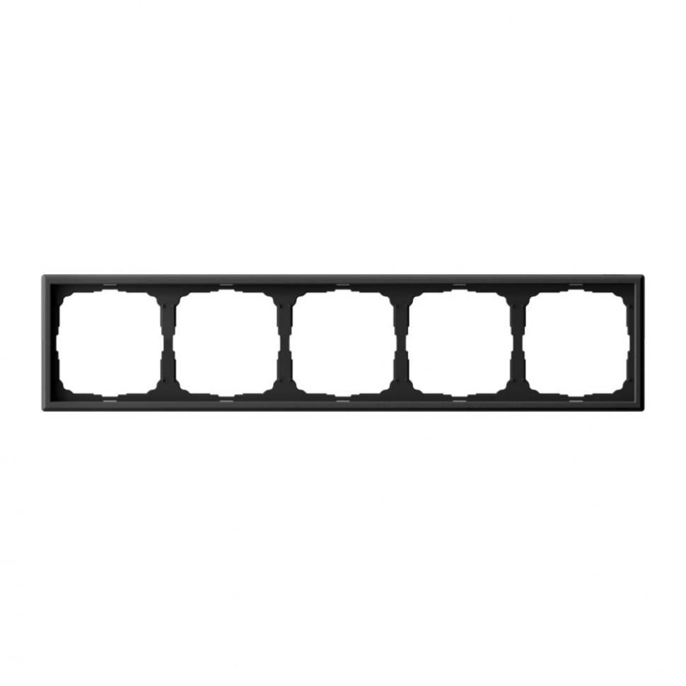 Рамка на 5 постов Systeme Electric ArtGallery универсальная, карбон фото 1 — Multielectrika