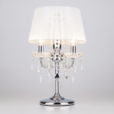 Настольная лампа 2045/3T хром/белый &mdash; Multielectrika