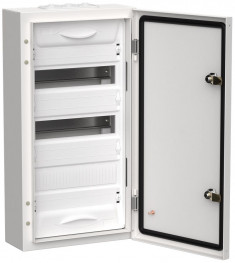Корпус металлический IEK TITAN 5 ЩРн-36 (1х36) 585х310х140мм IP54 белый (одна дверь) &mdash; Multielectrika
