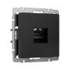 Розетка Ethernet RJ-45 cat. 6A экранированная (черный матовый) W5120108 фото 3 &mdash; Multielectrika