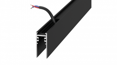 SY-mini-TR-001577-48-2.5, трек накладной магнитный с проводами, 2,5м, 48В — Multielectrika