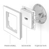 W1186006/ Розетка HDMI (серебряный) W1186006 фото 2 &mdash; Multielectrika