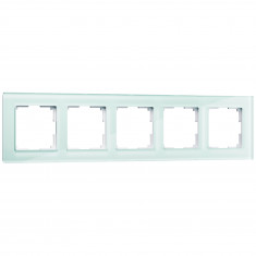 Рамка на 5 постов (натуральное стекло) WL01-Frame-05 &mdash; Multielectrika