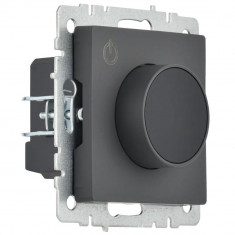 Термостат электронный с индикацией IEK BRITE ТС10-1-БрГ графит &mdash; Multielectrika