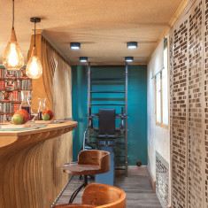 Накладной точечный светильник 1070 GX53 BK черный &mdash; Multielectrika