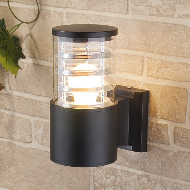 Настенный уличный светильник 1408 Techno черный IP54 1408 Techno черный — Multielectrika