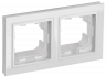 Рамка на 2 поста IP44 IEK Brite РУ-2-БрБ-44 белая
