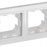 Рамка на 2 поста IP44 IEK Brite РУ-2-БрБ-44 белая