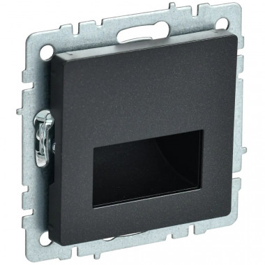 Подсветка светодиодная встраиваемая IEK Brite ПЛ20-БрЧ черная — Multielectrika