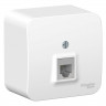 Розетка RJ11 Systeme Electric Blanca белая