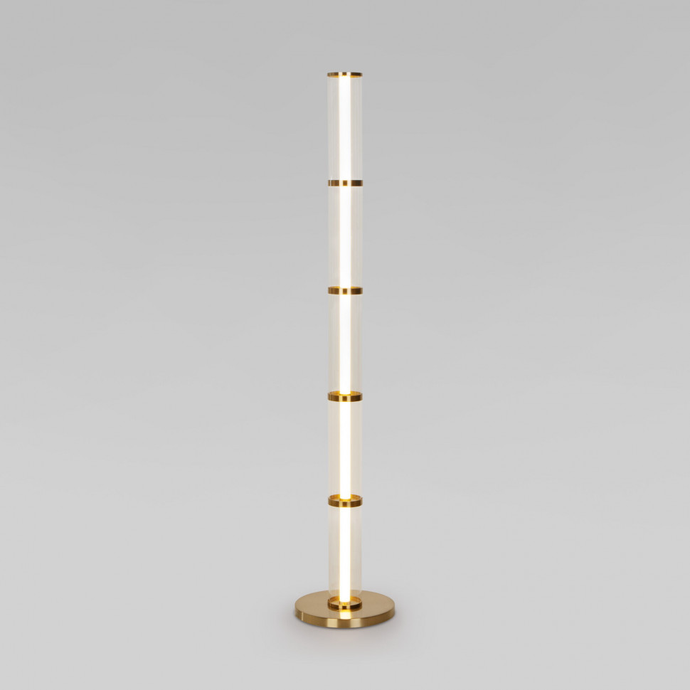 Напольный светодиодный светильник 80537/1 латунь фото 1 &mdash; Multielectrika