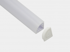 Профиль SF-1616-65 влагозащитный, 2м + 4 загл.+4 крепл.(использовать с 11316) &mdash; Multielectrika