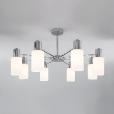 Потолочная люстра со стеклянными плафонами 70160/8 хром &mdash; Multielectrika