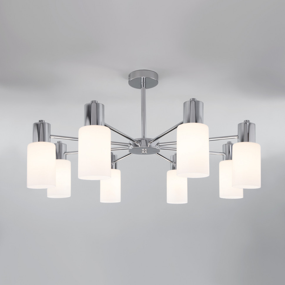 Потолочная люстра со стеклянными плафонами 70160/8 хром фото 1 — Multielectrika