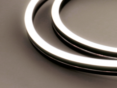 Неоновая  лента постоянного тока, черная SMD2835, 120led/m, 15Вт,м, 24В, 3000K (20м) — Multielectrika