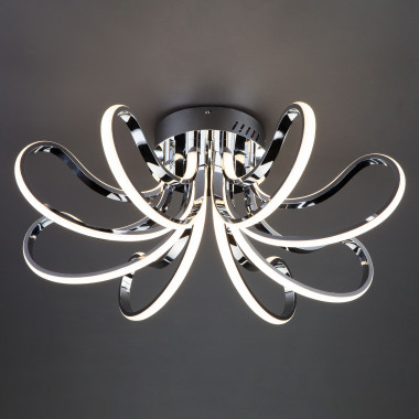 Потолочный светодиодный светильник в стиле минимализм 90079/8 хром — Multielectrika