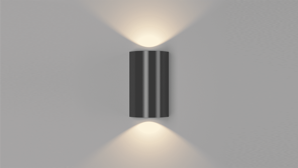 LED светильник настенный LW-A0148B-BL-WW Черный 2*12Вт 3000 К фото 1 — Multielectrika