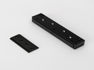 SY-LINK-CN-DS-BL, коннектор прямой для накладных шинопроводов, 48В, черный  — Multielectrika