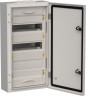 Корпус металлический IEK TITAN 5 ЩРн-36 (1х36) 585х310х140мм IP54 серый (одна дверь)