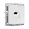 Розетка Ethernet RJ-45 cat. 6A экранированная (белый матовый) W5120001 фото 3 &mdash; Multielectrika