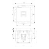 Розетка Ethernet RJ-45 cat. 6A экранированная (белый матовый) W5120001 фото 7 &mdash; Multielectrika
