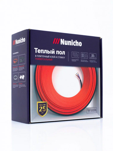 Теплый пол (электрический нагревательный кабель) NUNICHO &quot;ETALON&quot; (ТЕПЛООПТ) 100м / 2000 Вт — Multielectrika