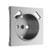 Накладка для розетки USB (серебряный матовый) W1179565 фото 1 &mdash; Multielectrika