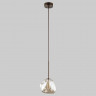 Подвесной светильник со стеклянным плафоном 11025 Lava Brown