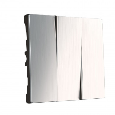 Набор клавиш для выключателя трехклавишного(глянцевый никель) W1139002 — Multielectrika