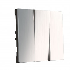 Набор клавиш для выключателя трехклавишного(глянцевый никель) W1139002 &mdash; Multielectrika