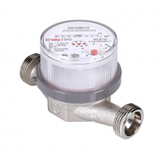 Водосчетчик универсальный квартирный до +90°C, 1,5м3, 1/2", 110мм Valtec (NEW) VLF-15U &mdash; Multielectrika