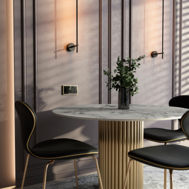 Выключатель трехклавишный (черный матовый) W1130008 &mdash; Multielectrika