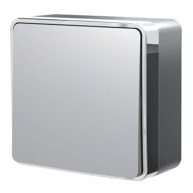 Выключатель одноклавишный Gallant серебряный W5010006 &mdash; Multielectrika