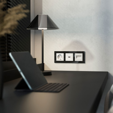 Накладка для розетки HDMI (Hammer белый) W1296001 &mdash; Multielectrika