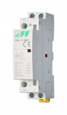 Контактор модульный (Ампер-25 / Волт-24 DС / Контакт-1NO+1NC) ST25-11-24 &mdash; Multielectrika