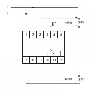 Счётчик времени работы и импульсов CLG-03 — Multielectrika