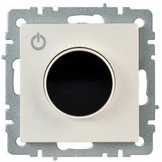 Термостат электронный с индикацией IEK BRITE ТС10-1-БрЖ жемчуг &mdash; Multielectrika