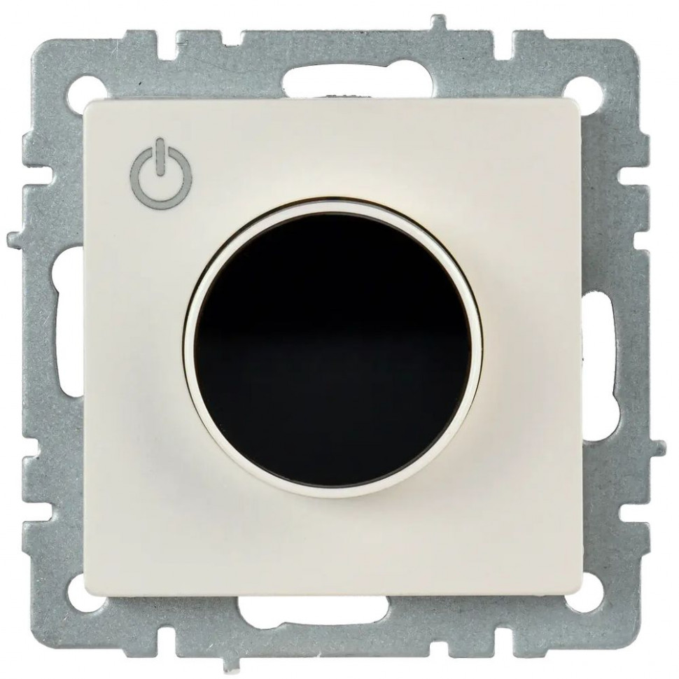 Термостат электронный с индикацией IEK BRITE ТС10-1-БрЖ жемчуг фото 1 — Multielectrika