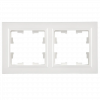 Рамка на 2 поста IEK Brite РУ-2-БрБ белая фото 2 — Multielectrika