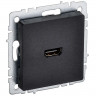 Розетка HDMI IEK Brite РHDMI-0-БрЧ черная